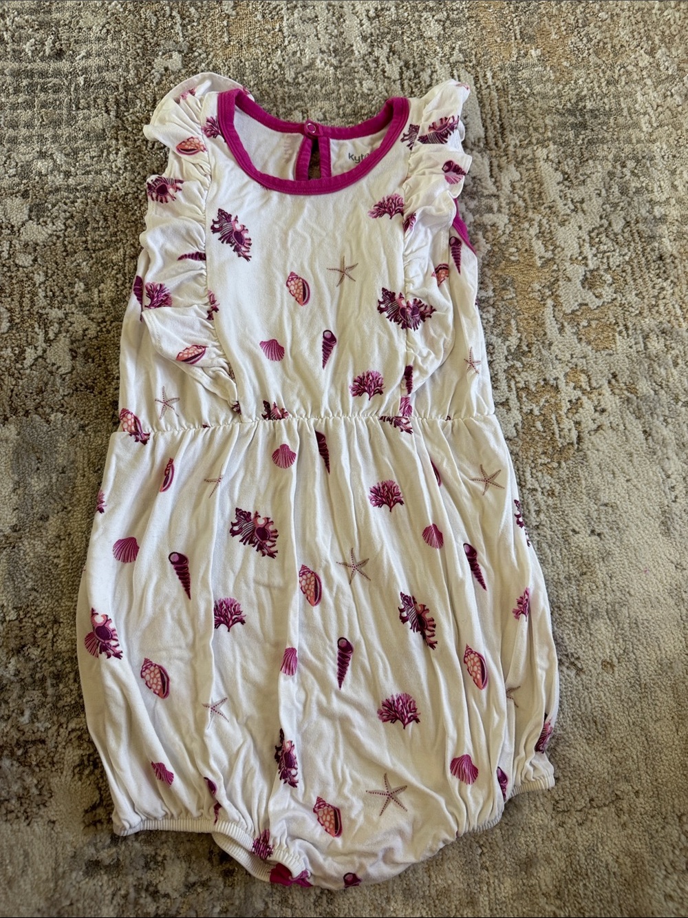 Kyte BABY Shell Bubble Romper 4T